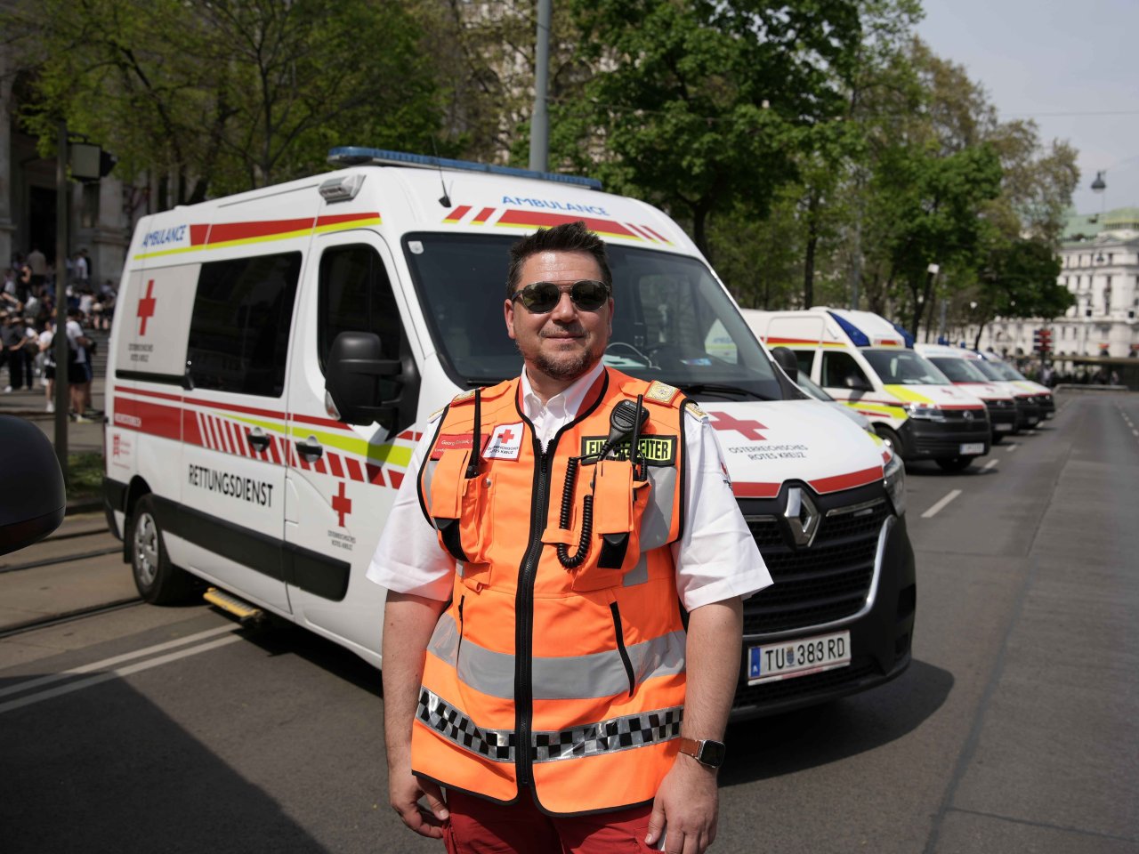Der Einsatzleiter des Vienna City Marathons 2026.